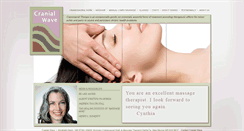 Desktop Screenshot of cranialwave.com